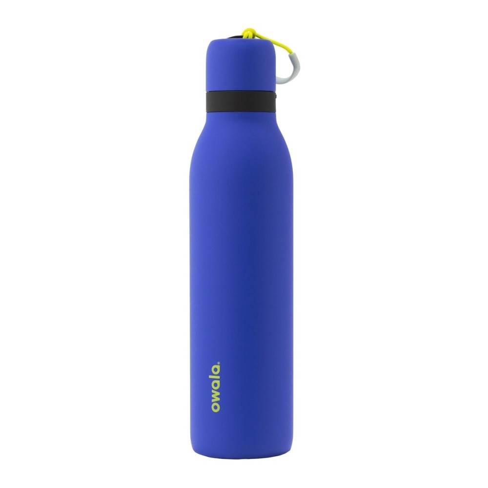 Owala FreeSip Twist Insulated Stainless Steel Water Bottle with Straw for Sports and Travel, BPA-Free, 24-oz, Blue (Vigilante) (DSG)