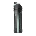 Owala TRON FreeSip Insulated Stainless Steel Glow in the Dark Water Bottle with Straw for Sports and Travel, BPA-Free, 24 oz, Black