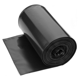 WAIKAS 13 Gallon Trash Bags, Pack of 28, Black Kitchen Garbage Bags 13 Gal, 61x75cm, 12g/pcs, Unscented