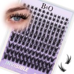 B&Q Victory Lash Clusters Invisible Band False Eyelashes Clusters Natural Cluster Eyelash Extensions Comfortable Individual Lashes Extension DIY Soft Eyelash ClustersVictory-MIX8-18mm