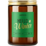 AOOVOO Hello Winter Candle - Large Pine Scented Soy Wax Aromatherapy Candles, 22oz
