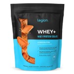 LEGION Whey+ Protein Whey Isolate from Grass Fed Cows - Whey Protein Isolate Powder Low Calorie, Non-GMO, Sugar Free, Lactose and Gluten Free, All Natural Protein Powder 30 Servings (Cookie Butter)
