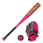 Youth T-Ball Set, 25 Signature Aluminum T-Ball Bat with -10 Drop, Foam Core T-Ball, 9 Lightweight Youth Glove, Vibrant Graffiti Print