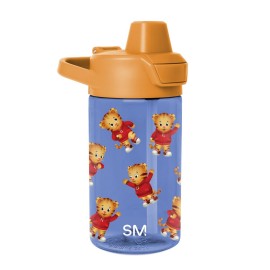 Simple Modern Daniel Tiger Kids Tritan Plastic Summit Water Bottle | 12 oz BPA-Free Cup with Covered Leak Proof Straw Lid for Boys, Girls, Toddlers | Dances
