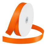 Orange Ribbon 1 Wide x 100 Yards, Orange Ribbon for Gift Wrapping, Halloween, Christmas, Wedding, Thanksgiving, Easter