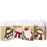 Loveinside Christmas Gift Bags Set, Glitter Foil Santa, Penguin, Snowman & Polar Bear Design, Medium Size Bags with Handle, Tissue Paper for Christmas Gifts & Party Favors, 4 Pack, 7 X 4 X 9