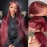tobasew 99J Burgundy Lace Front Wigs Human Hair 200 Density Straight 13x6 HD Transparent Lace Frontal Wigs Human Hair Pre Plucked Glueless Red Color Human Hair Lace Front Wigs for Women 32 Inch