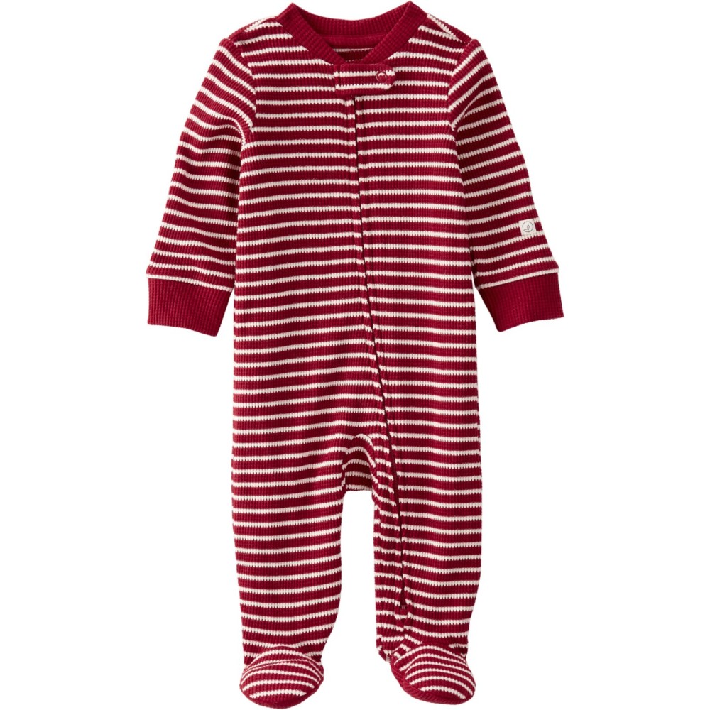 little planet by carter\'s Neutral Sleep and Play made with Organic Cotton, Red, White, 3M
