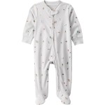 little planet by carter\'s Neutral Sleep and Play made with Organic Cotton, Frosted Trail, 3M