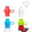 Kiddikap Original Water Bottle Topper for Toddlers - 100% Silicone Sippy Top Spout with Protective Cap makes the Bottle Top a Spill Proof Lid for Kids and Adults - 4 Pack - Original