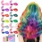 Hair Chalk for Girls 12 Color Temporary Hair Color Dye Shimmer Glitter Hair Color Makeup Washable Hair Dye Christmas Birthday Gift for Girls Age 4 5 6 7 8 9 10-12 Year Old