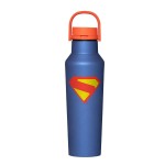 Corkcicle Sport Canteen - Keeps Drinks Cold 25 Hours - Stainless Steel Water Bottle - Triple-Insulated - Spill-Proof - Summer Drinkware Gift - Keeps Drinks Ice Cold - 20 oz - Superman