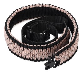 VVAAGG Two-Point Paracord Rifle Sling with Swivels, Non-Slip Gun Sling with Adjustable Length Strap