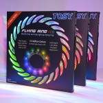 TOSY Flying Ring - 36 RGB Multicolor LEDs, Super Bright, Lost Mode, Auto Light Up, Christmas Stocking Stuffers Gift for Kid/Teen/Boy/Girl, Safe, Waterproof, Pool/Beach/Camping Toy, 3-Pack