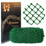 SPMKTBOZAI African Net Sponge Authentic, African Exfoliating Sponge Real African Net Black Owned, African Bath Sponge Back Scrubber, Body Exfoliator Shower Bath Accessories (Emerald Green)