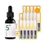 numbuzin No.5 Serum | Glutathione Vitamin Concentrated Serum 30ml Travel Set (+1ml*10ea) | Glutathione, Vitamin C, Tranexamic Acid | Hyperpigmentation, Acne Scars, Korean Skincare | 1.31 fl. oz.