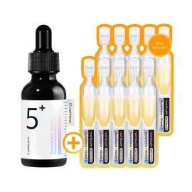 numbuzin No.5 Serum | Glutathione Vitamin Concentrated Serum 30ml Travel Set (+1ml*10ea) | Glutathione, Vitamin C, Tranexamic Acid | Hyperpigmentation, Acne Scars, Korean Skincare | 1.31 fl. oz.
