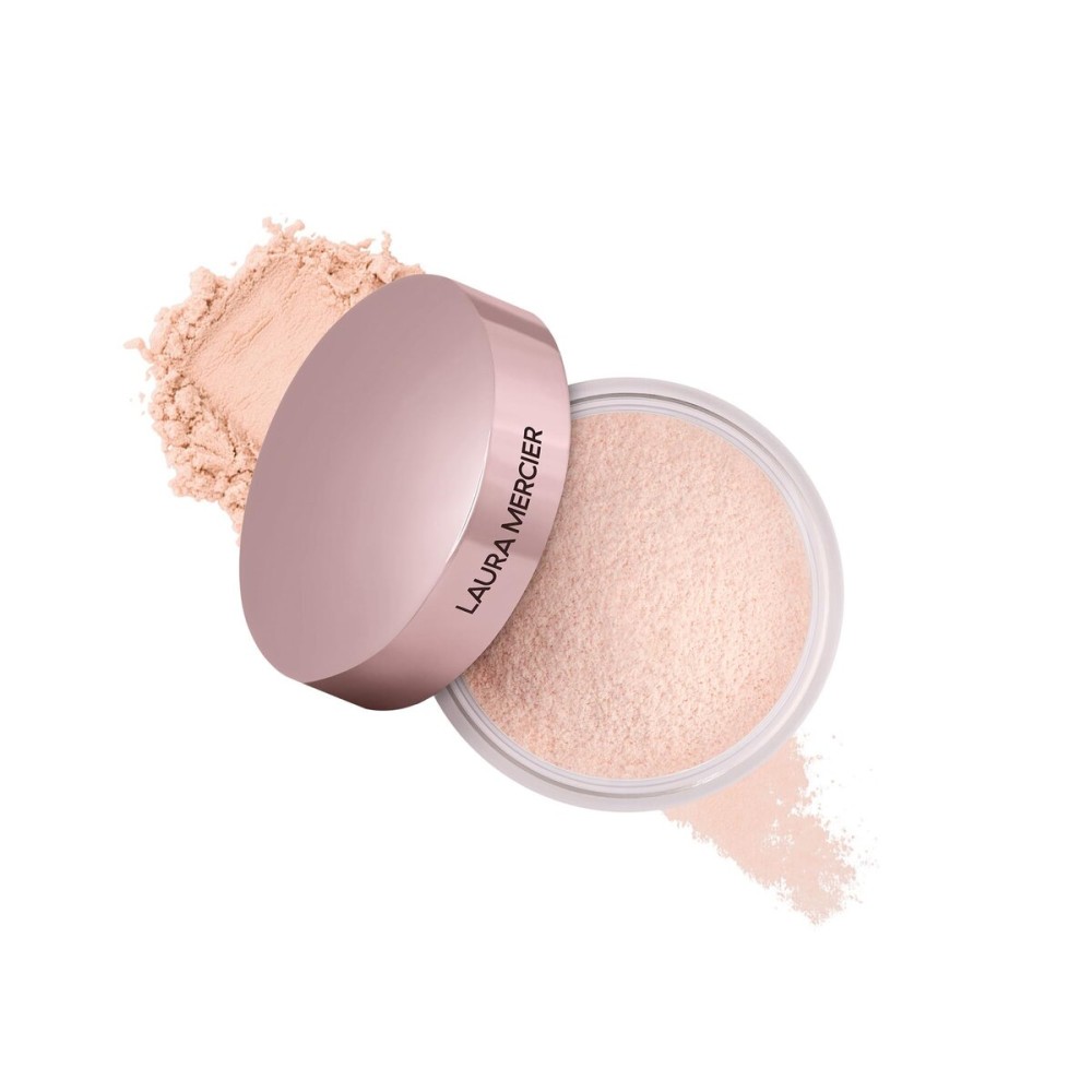 Laura Mercier Translucent Loose Setting Powder, 24HR Shine Control, Infused with Vitamins C + E, Soft Matte Finish, Normal to Oily Skin, 4 Shades for Virtually All Skin Tones, Holiday Gift Set