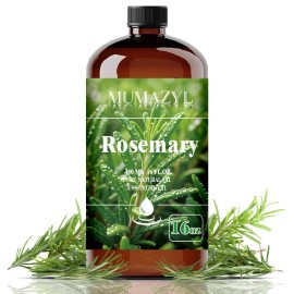 Rosemary Essential Oil, Rosemary Oil 16 Fl Oz 480ML for Diffuser Humidifier Yoga Cleaning DIY Candle Soap Making Essential Oils