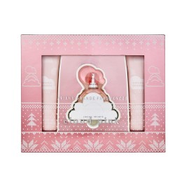 Ariana Grande Cloud Pink Eau de Parfum - Long Lasting Fragrance with Dragon Fruit, Vanilla Orchid, and Amber Woods - Gourmand Musk Womens Perfume - 3pc Gift Set