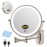 FUNTOUCH 3X/20X Wall Mounted Lighted Makeup Mirror,5000mAh Rechargeable Double Sided Magnifying Bathroom Mirror with Lights,3 Color Lighting,Touch Dimmable,Extended Arm 360 Rotation Light up Mirrors