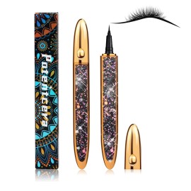 ICORIC Magnetic Liquid Eyeliner Smudge Resistant Liquid Eyeliner Waterproof - Long Lasting Eyeliner Liquid Liner Black, Quick Drying Eye liner (Black Eyeliner 1 PCS)