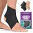 BraceAbility Elastic Ankle Support Brace - Lightweight Slip on Foot and Ankle Compression Sleeve for Gymnastics, Dance, Sports, Running, Exercise, and Sprained Ankle Swelling for Women and Men (Black, Medium)