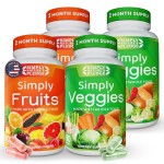 Simply Nature\'s Pledge - Packed with 42 Different Fruits & Vegetables - 2-Month Supply - Made with Real, Non-GMO Whole Foods - Supports Energy & Overall Wellness - Soy-Free - 360 Capsules