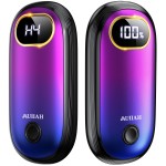 Hand Warmers Rechargeable - Electric Hand Warmers 2 Pack with Dual-Sided Heating for 15Hrs Warmth, LED Display & Flashlight, Hunting Essentials, Gifts for Christmas Man Women Raynauds Golf