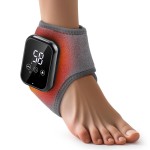 Cordless Ankle Heating Pad for Pain Relief, Ankle Massager for Circulation and Pain, Rechargeable Ankle Brace Massager, Heated Ankle Wrap