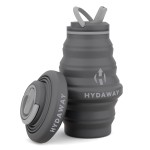 HYDAWAY 17oz Collapsible Water Bottle - BPA-Free, Leakproof, Lightweight, and Space-Saving - Perfect for Travel, Hiking, and Everyday Hydration