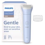 Philips Lady Shaver Series 6000 - Cordless, Wet & Dry Electric Shaver, 3-Blade Shaving System, for Legs & Body, 80 Mins. Runtime, Model BRL127/00