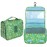 Pengxiaomei Toiletry Bag for Women, Waterproof Hanging Cosmetic Bag Portable Makeup Pouch Multifunction Handle Travel Toiletry Bag Organizer(Green)