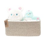 COMFY-HOMI 11.5x7.5x4.7 Storage Baskets for Organizing | Cotton Rope Woven Basket | Toy Storage Bin Box | Basket for Shelves, Closet Organizer Bin, Decorative Closet Shelf, 1 Pack all brown