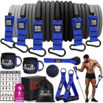 Heavy Resistance Bands for Working Out, 420LBS Exercise Bands with Handles, Workout Bands for Men, Weight Fitness Bands Set for Muscle Training, Strength, Slim, Yoga, Home Gym Equipment