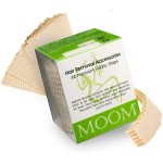 Moom Waxing Strips for Women (48 Count) Polycotton, Specially Engineered for Maximum Hair Removal - Perfect for Bikini, Leg, Eyebrow, Body & Face Wax (only include strips)