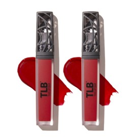 The Lip Bar - Nonstop Liquid Matte Lipstick, Hot Mama (Deep Rich Brown) - One Swipe - Long Lasting - Jojoba Oil & Vitamin E - Vegan & Cruelty Free - Makeup & Cosmetics - .24 fl oz - 2 Pack