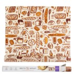 Bee\'s Wrap Beeswax Wraps for Food - Cut to Size 14x52 Wax Paper Roll - Made in USA Reusable Waxed Paper & Bowl Covers - Organic & Eco-Friendly Alternative to Aluminum Foil & Plastic Wrap, Bakery Lane