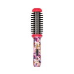 CALISTA GoGo Mini Heated Round Brush | Curl, De-Frizz, and Style Hair with the Mini 7 Styling Tool | Heats to 365F | Perfect for Travel | Dual Voltage | Compatible for Most Hair Types (Pink Petals)