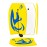 Bo-Toys Body Board Lightweight with EPS Core (Yellow, 41-INCH)