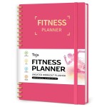 Fitness Workout Journal for Women & Men, A5(5.5 x 8.4) Workout Log Book Planner for Tracking, Progress, and Achieving Your Wellness Goals-Berry Pink