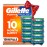 Gillette Fusion5 ProGlide Razor Refills for Men, 10 Razor Cartridges for FlexBall Razor Handle, 5-Blade Razor Blades, Precision Trimmer for Men
