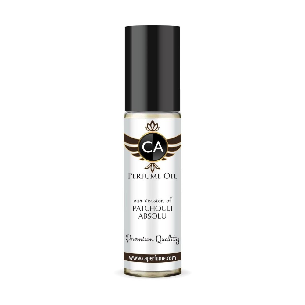 CA Perfume Impression of Patchouli Absolu Unisex Fragrance Oil Woody Scent Long Lasting Perfumes for Women & Men Travel Size TSA Ready Mini Parfum Body Oil Roll-on 0.33 Fl Oz 10ml