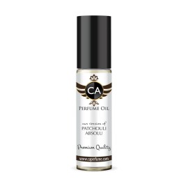 CA Perfume Impression of Patchouli Absolu Unisex Fragrance Oil Woody Scent Long Lasting Perfumes for Women & Men Travel Size TSA Ready Mini Parfum Body Oil Roll-on 0.33 Fl Oz 10ml