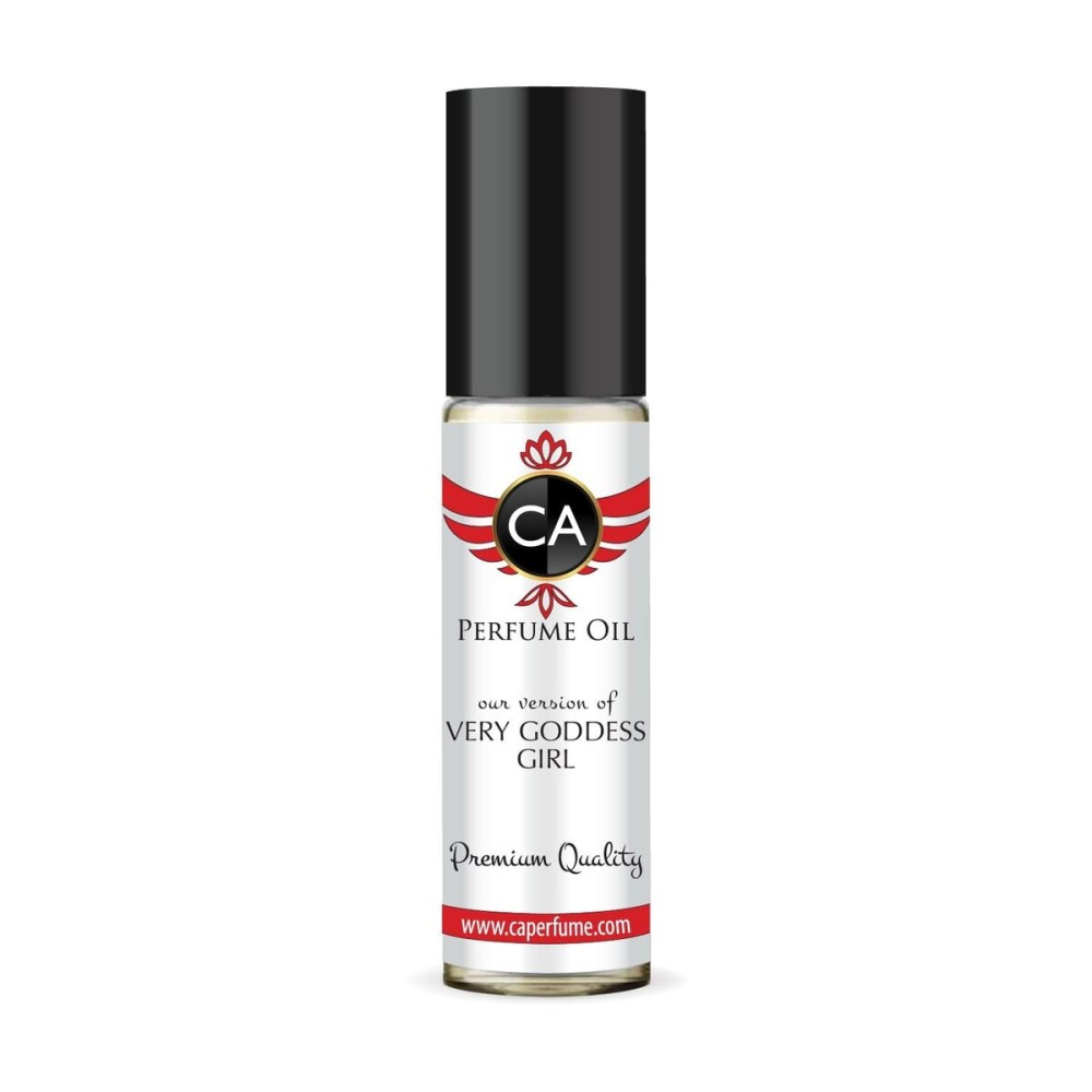 CA Perfume Impression of Very Goddess Girl for Women Fragrance Oil Floral Fruity Scent Long Lasting Perfumes for Women Travel Size TSA Ready Mini Parfum Body Oil Roll-on 0.33 Fl Oz 10ml