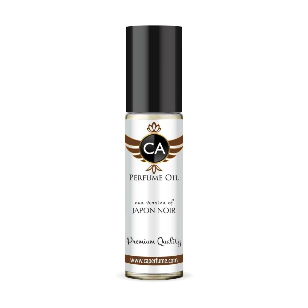 CA Perfume Impression of Japon Noir Unisex Fragrance Oil Woody Spicy Scent Long Lasting Perfumes for Women & Men Travel Size TSA Ready Mini Parfum Body Oil Roll-on 0.33 Fl Oz 10ml