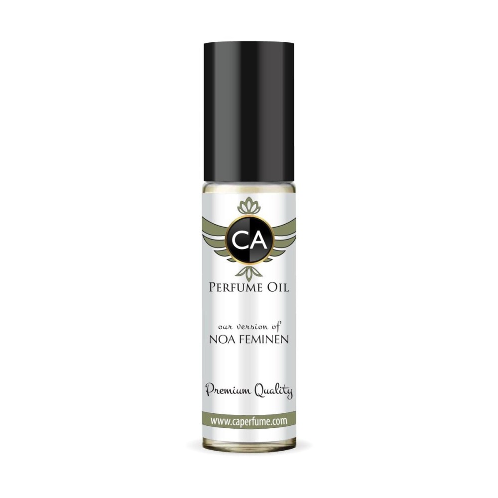 CA Perfume Impression of Noa Feminen for Women Fragrance Oil Floral Woody Musk Scent Long Lasting Perfumes for Women Travel Size TSA Ready Mini Parfum Body Oil Roll-on 0.33 Fl Oz 10ml