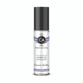 CA Perfume Impression of Ombre De Hyacinth Unisex Fragrance Oil Floral Scent Long Lasting Perfumes for Women & Men Travel Size TSA Ready Mini Parfum Body Oil Roll-on 0.33 Fl Oz 10ml