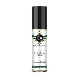 CA Perfume Impression of Colonia Club Unisex Fragrance Oil Woody Aromatic Scent Long Lasting Perfumes for Women & Men Travel Size TSA Ready Mini Parfum Body Oil Roll-on 0.33 Fl Oz 10ml