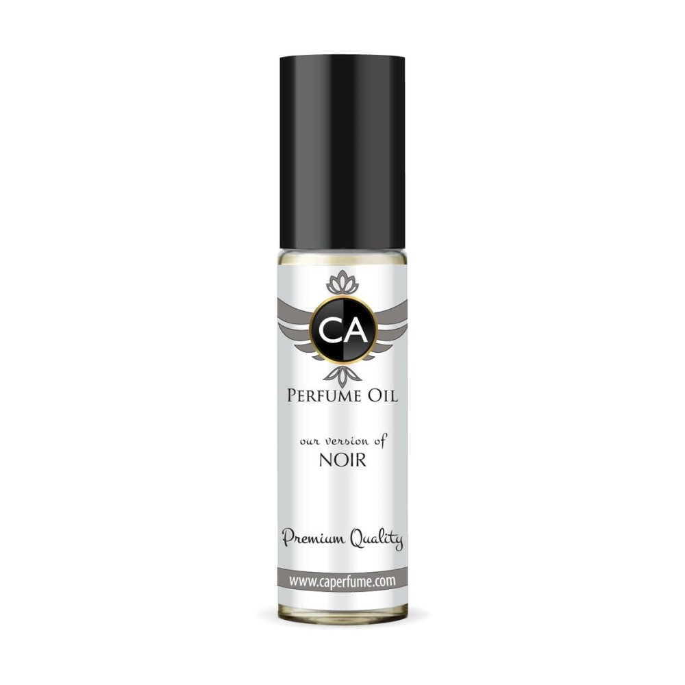 CA Perfume Impression of Noir Unisex Fragrance Oil Aromatic Scent Long Lasting Perfumes for Women & Men Travel Size TSA Ready Mini Parfum Body Oil Roll-on 0.33 Fl Oz 10ml